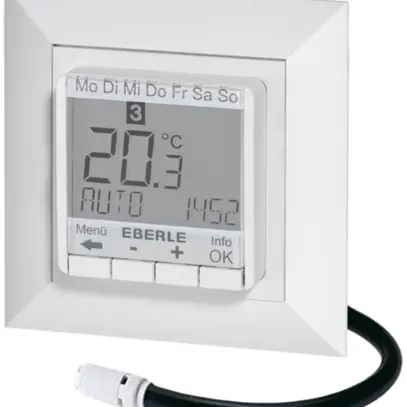 Thermostat à horloge ENC Eberle FIT 3F CH CH, écran blanc, 230V 1F 10…40°C, bc 