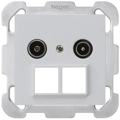 Prise d'antenne ENC R/TV HMS kallysto B 23dB gris clair 