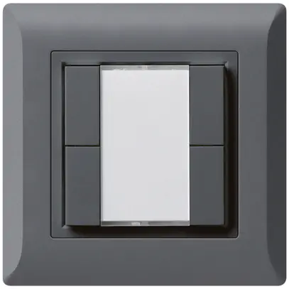 Pulsante universale INC 4×kallysto.line senza LED antracite 