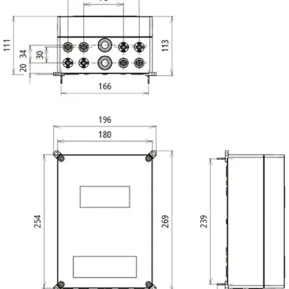 Scatola di raccordo generatore DEHN/elvatec SE DCU 2 YPV 1+2 1200 2M 1S MC4 
