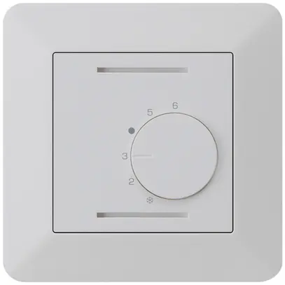 Termostato ambiente INC kallysto.trend grigio chiaro senza interruttore 