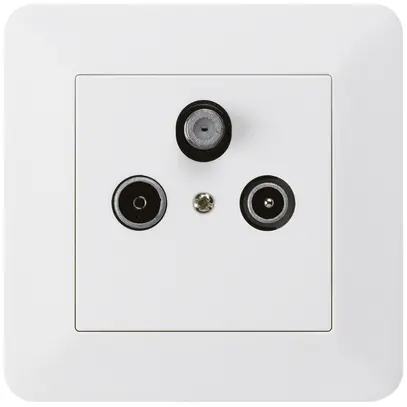 Presa antenna INC kallysto.trend R/TV/SAT bianco 