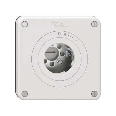 Contatto rotativo NEVO, senza cilindro, KS, 0 <- 1, bianco 