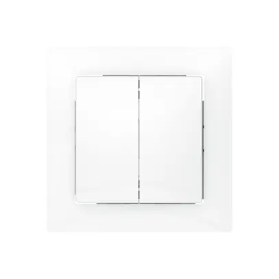 Kit di copertura SIDUS per interruttore & pulsante bianco lucido 