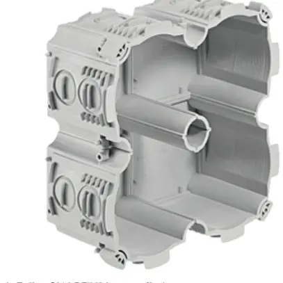 Scatola INC univ. NIS HSB per combinazione grd.2×2 