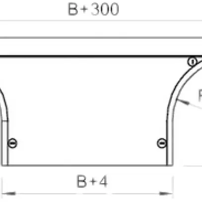 Coperchio per derivazione addossabile 400mm zincato 