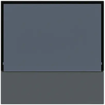 Placca frontale KNX Hager kallysto per termostato antracite 