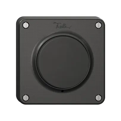 Contatto a pulsante NEVO N.CO chiusura-apertura 1L, illuminabile, nero 