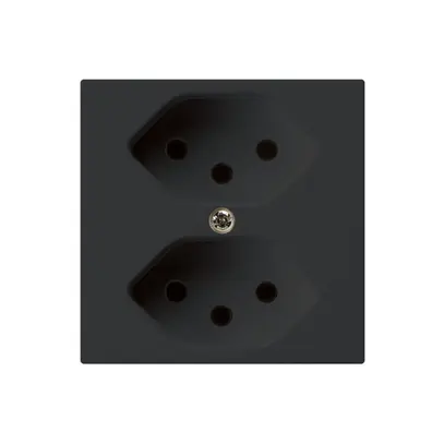 Prise ENC kallysto 2×T13 noir 