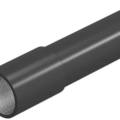 Tubo acciaio Bettermann M20 con filetto nero 