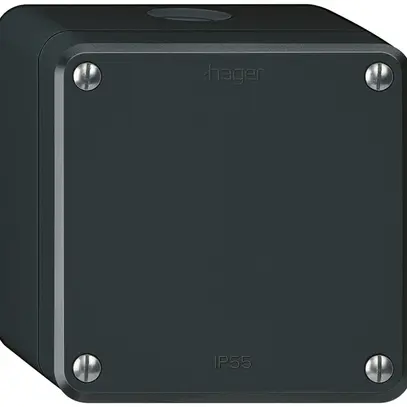 Otturatore AP robusto IP55 nero 