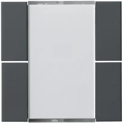 Frontset Hager kallysto 4×KNX anthrazit 