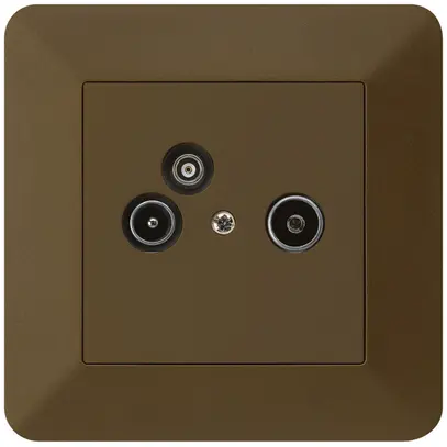 Prise d'antenne ENC R/TV/données kallysto.trend 19dB brun 