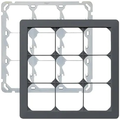 Intestazione INC kallysto.trend 3×3 antracite 