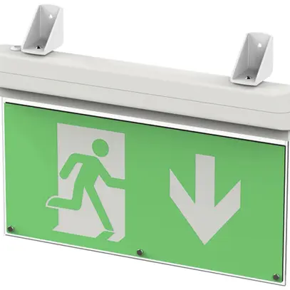 Lampada d.segnalaz.d'emerg.LED DOTLUX EXITmulti IP20 2W 3h fc/fa at appa./inca. 