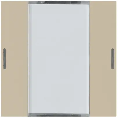 Kit frontale Hager kallysto 2×KNX LED systemlink/easylink beige 