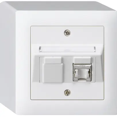 Presa AP kallysto cat.6 1RJ45/s bianco 