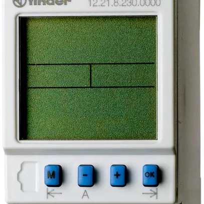 Interruttore orario Finder 12.21 digitale 1C 16A 230VAC 