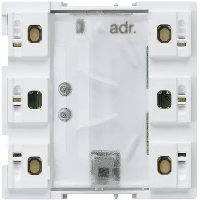 Tasto 2×KNX-BCU Hager con LED systemlink/easylink 