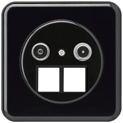 UP-Multimediadose basico TV-R Bauart C 14dB 2GHz schwarz 