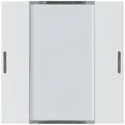 Kit frontal Hager kallysto 2×KNX LED systemlink/easylink blanc 