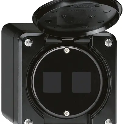 Kit di montaggio AP robusto HMS IP55 nero per 2×modulo 