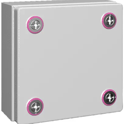 Piccola scatola Rittal KX Derivazione, IP66, 150×150×80mm, lamiera d'acciaio 