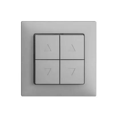 Interruttore per tapparella INC EDIZIOdue F silver 2 canali 