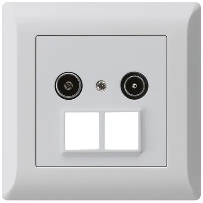 Presa antenna INC R/TV HMS kallysto.line 19dB grigio chiaro 