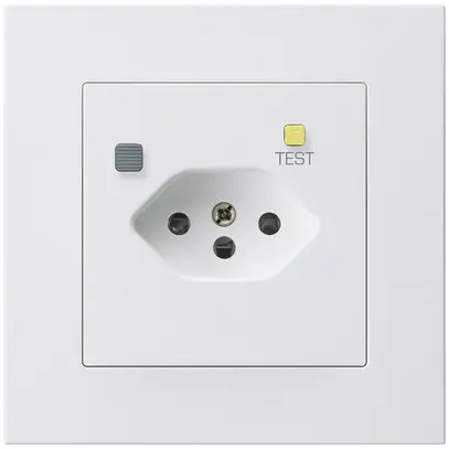 Presa INC KPR T13 FI 30mA bianco 