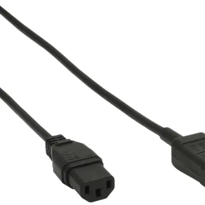 Câble d'app.Td 3×0.75mm² 1.5m noir fiche 6G+prise 113 surm. 