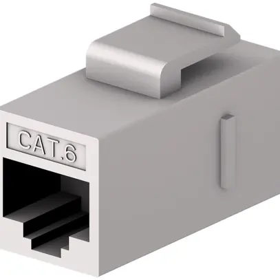 Modulo RJ45 Cecoflex AVM-0006, Keystone, cat.6/u f/f, bianco 