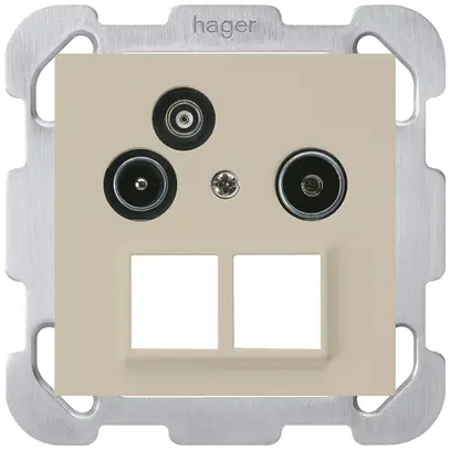 UP-Antennendose R/TV-Daten kallysto HMS B 2GHz 19db beige 