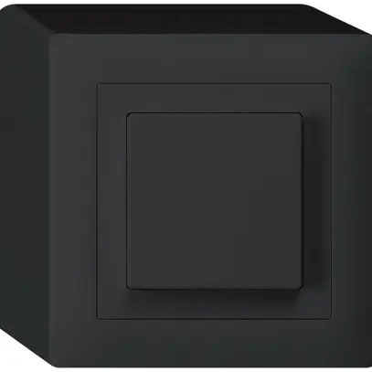 Interrupteur à poussoir AP kallysto 3/1L noir 