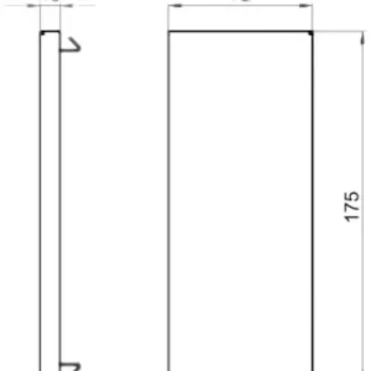 Plaque de fermeture Bettermann GS-E70170 blanc pur 