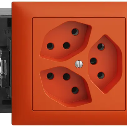 Prise INC EDIZIOdue 3×T13 orange 49…69mm 