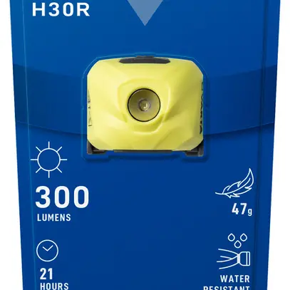 Lampada frontale LED VARTA Outdoor Sports Ultralight H30R 300lm, accu Li, giallo 