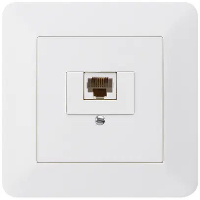 Presa di raccordo INC kallysto.trend 1×RJ45u bianco 