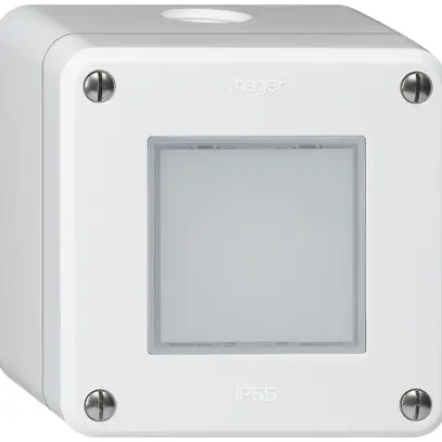 Lampada LED AP robusto IP55 bianco LED rosso/verde 