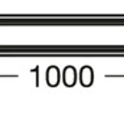 Rail conducteur AP LEDVANCE TRACKLIGHT aluminium 1000mm noir 