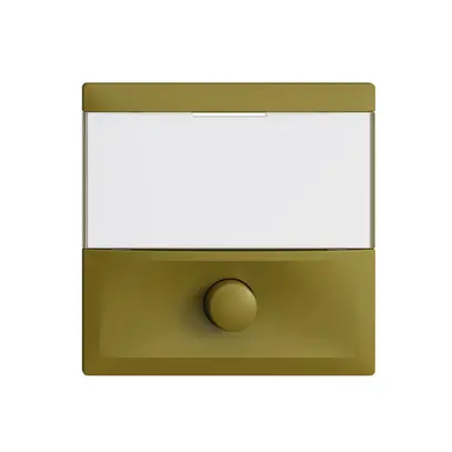 Tasto con porta-etichetta EDIZIOdue olive 