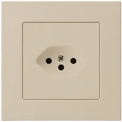 Prise ENC kallysto.pro T13 beige avec sécurité enfants 