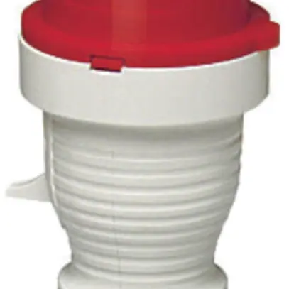 Spina Walther CEEtyp 16A 3LPE 6h 400V rosso Ø58/68×147mm IP44 