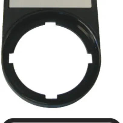 Porte-plaquette ETN RMQ Betrieb noir 