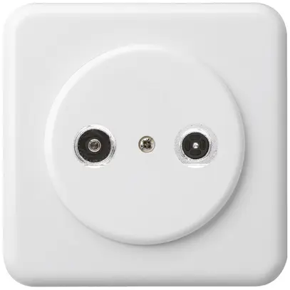 Prise d'antenne ENC basico TV-R montage C 14dB 2GHz blanc 