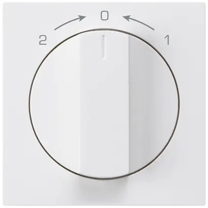 Frontset für Schwenktaster weiss 60×60mm kallysto 1->0<-2 