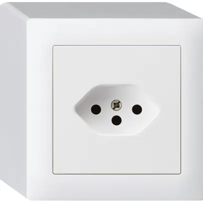 Presa AP kallysto T13 bianco con protezione bambini 