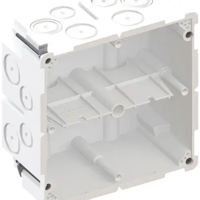 Scatola per parete cava AGRO 2×2 850°C con staffe, M20/25, bianco 