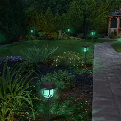 LED-Spiessleuchte LEDVANCE SMART+ Solar SEN 0.12W 5lm 3000…6500K RGB DIM IP44 sz 