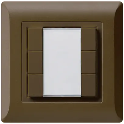 Poussoir universel ENC 6×kallysto.line sans LED brun 